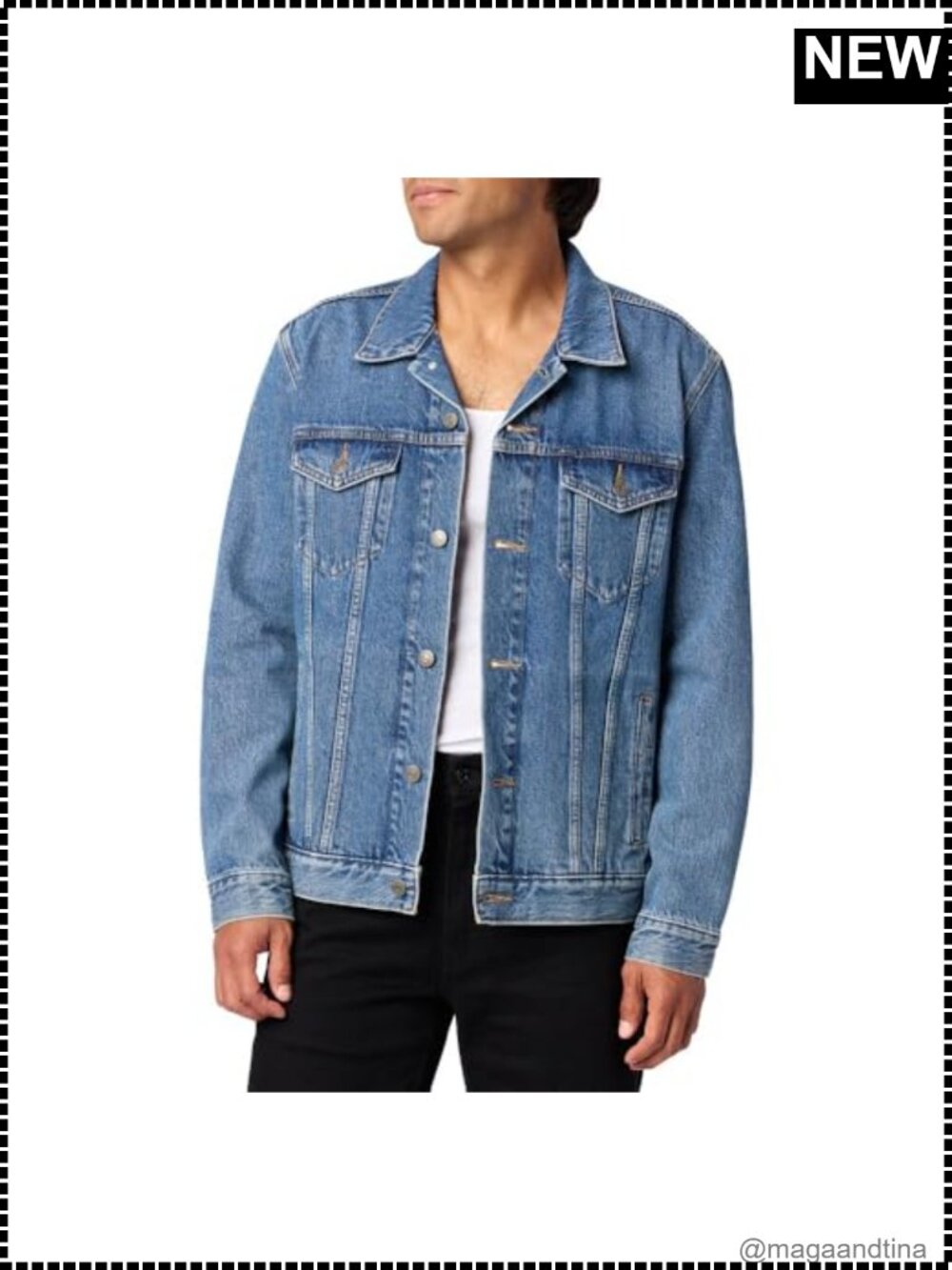 Levi Strauss Signature Gold Trucker Denim Jacket Premium Flex Cotton Blend